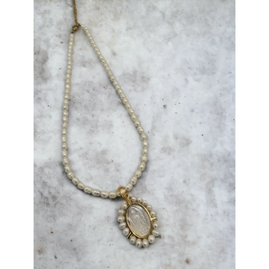 Faith pearl necklaces