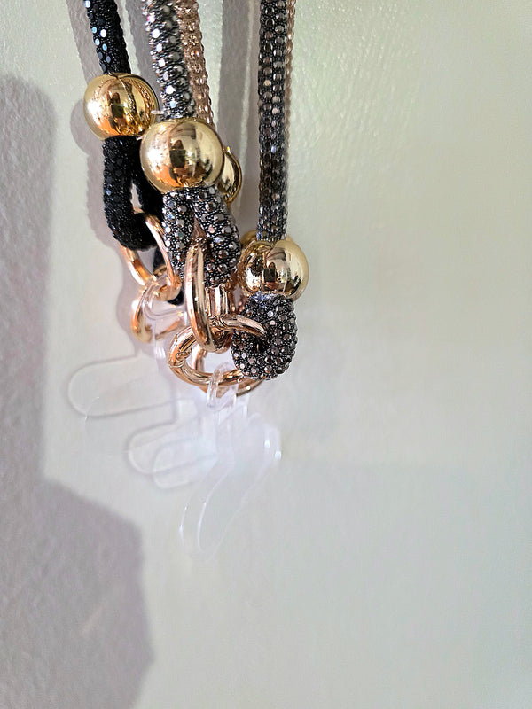 Rhinestone phone strap