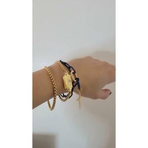 Navy bracelets