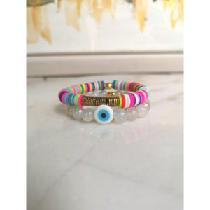 Fiji heishi bead bracelets - ATELIER SYP
